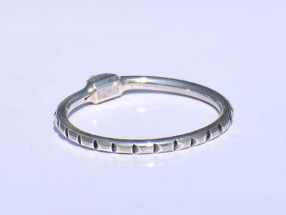 Silver Stacking Ring, Brass Dot Ring, Handcrafted Ring, Chunky Ring, Gift For Her, Statement Ring, Dainty Ring, Promise Ring, Trinity Ring