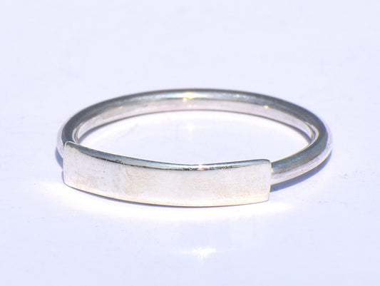 Silver Chunky Ring, Handmade Ring, 925 Sterling Silver Ring, Trinity Ring, Knuckle Ring, Dainty Ring, Gift For Her, Statement Ring, Bar Ring