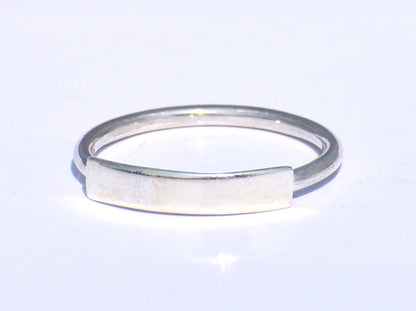 Silver Chunky Ring, Handmade Ring, 925 Sterling Silver Ring, Trinity Ring, Knuckle Ring, Dainty Ring, Gift For Her, Statement Ring, Bar Ring