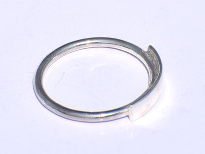 Silver Chunky Ring, Handmade Ring, 925 Sterling Silver Ring, Trinity Ring, Knuckle Ring, Dainty Ring, Gift For Her, Statement Ring, Bar Ring