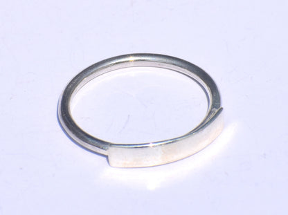 Silver Chunky Ring, Handmade Ring, 925 Sterling Silver Ring, Trinity Ring, Knuckle Ring, Dainty Ring, Gift For Her, Statement Ring, Bar Ring
