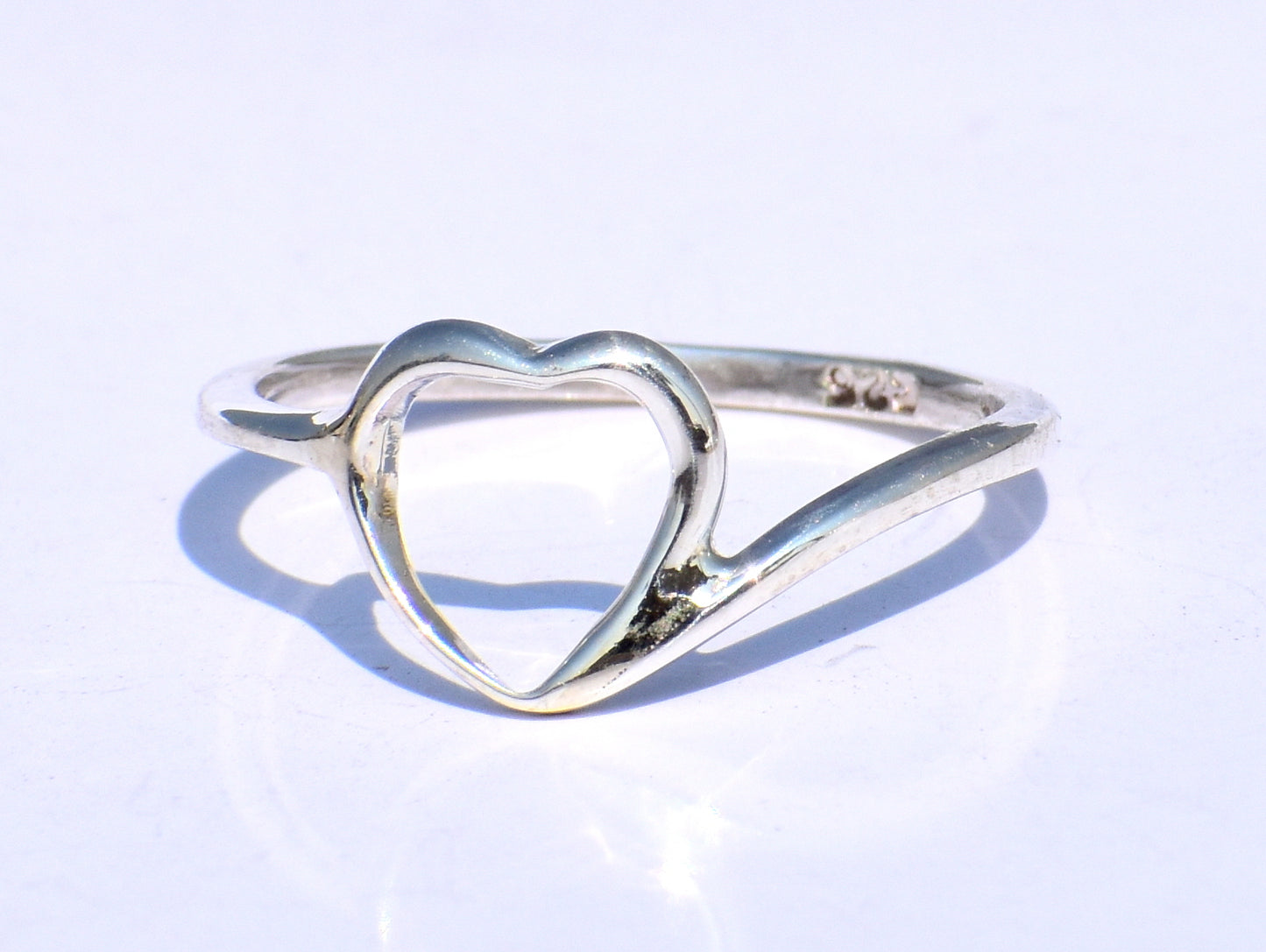Heart Ring, Silver Dainty Ring, Knuckle Ring, Handmade Ring, Fidget Ring, Chunky Ring, 925 Silver Ring, Promise Ring, Women Ring, Love Ring