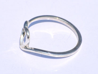 Heart Ring, Silver Dainty Ring, Knuckle Ring, Handmade Ring, Fidget Ring, Chunky Ring, 925 Silver Ring, Promise Ring, Women Ring, Love Ring