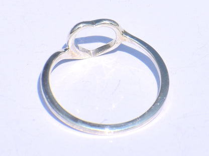 Heart Ring, Silver Dainty Ring, Knuckle Ring, Handmade Ring, Fidget Ring, Chunky Ring, 925 Silver Ring, Promise Ring, Women Ring, Love Ring