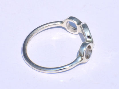 Hollow Ring, Silver Circle Ring, Handmade Ring, 925 Sterling Silver Ring, Chunky Ring, Boho Ring, Minimalist Ring, Geometric Ring